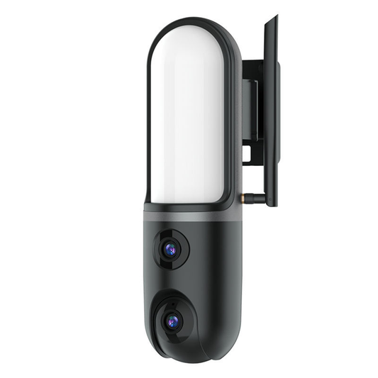 Camera Supraveghere WiFi cu Lampa de iluminat LED, Rezolutie 6MP, Night Vision Color