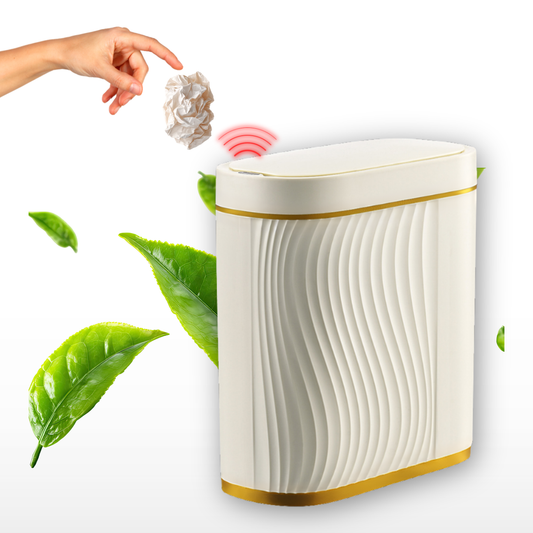 Cos de Gunoi Inteligent cu Senzor de Miscare Infrarosu 8L, Capac Automat Touchless