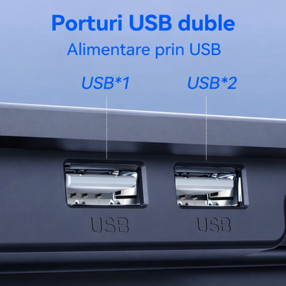 Cooler Laptop Gaming Universal cu Ventilatoare Silentioase si suport pentru telefon